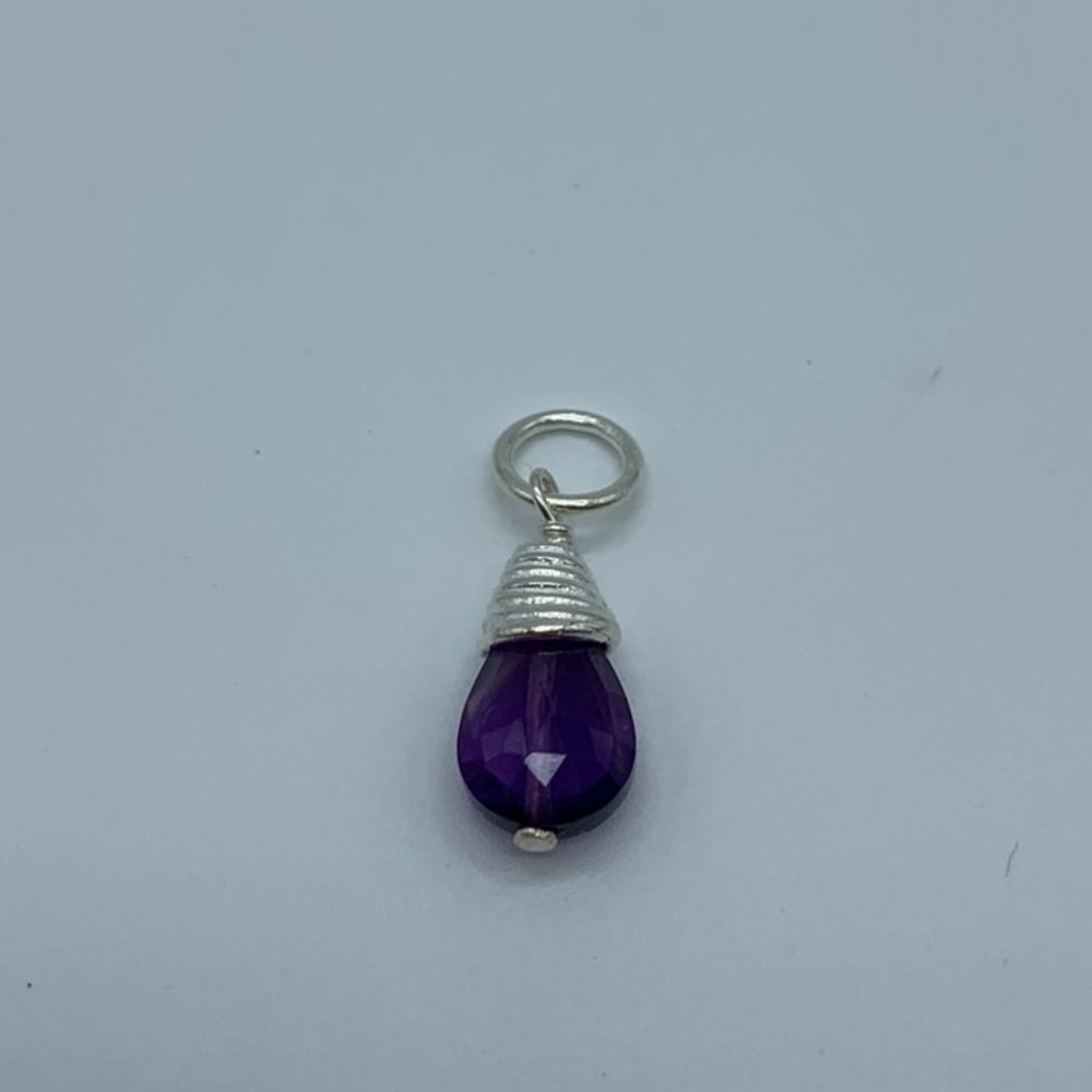 Stella & Dot Purple Stone Charm
